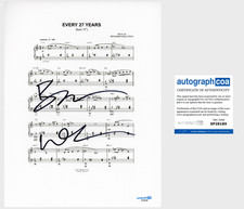 Benjamin Wallfisch ‘It’ Composer Signed Score Sheet Music ACOA