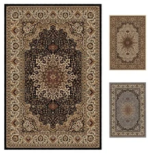 Royal Traditional Carpet Rugs with Persien Medallion Classic Area Rug