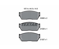 BremsbeläGe Vorderachse FüR Honda Civic CRX Textar