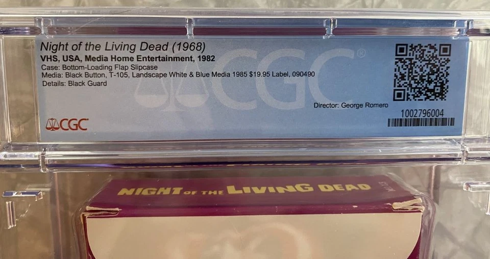 Night of the Living Dead NotLD VHS 1982 Media Home Entertainment CGC 9.2 Grade - Image 4 of 4