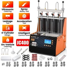 ANCEL JC400 GDI EFI Ultrasonic Fuel Injector Cleaner Tester Cleaning Machine Kit