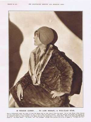 LOIS MORAN Filmschauspielerin Vintage Print 1930