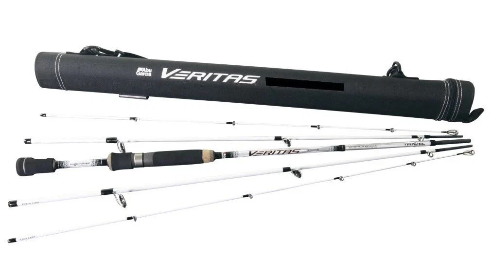 Abu Garcia Veritas Travel Spin Rod VRT3-S 66LML 6'6" 5 Piece 2-5KG + Hard CaseLO