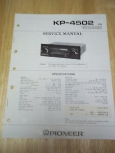 Pioneer Service Manual~KP-4502 Car Stereo Cassette Radio~Original