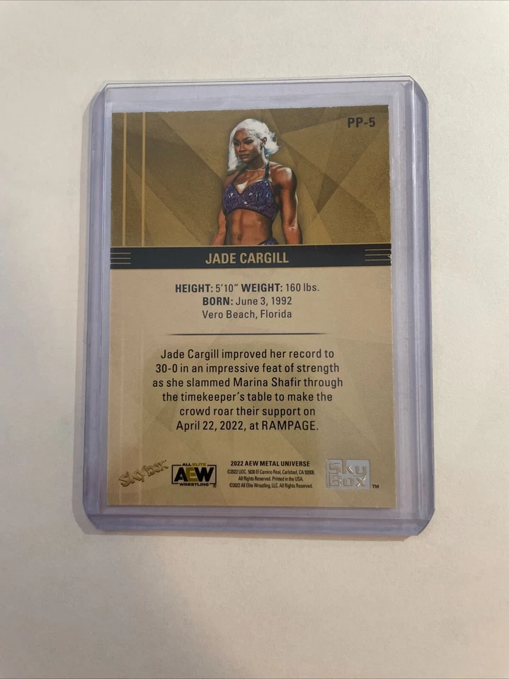 2022 SkyBox Metal Universe AEW SkyBox Premium #PP5 Jade Cargill - Image 2 of 2