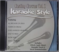 Casting Crowns Volume 2 Christian Karaoke Style NEW CD G Daywind 6 Songs