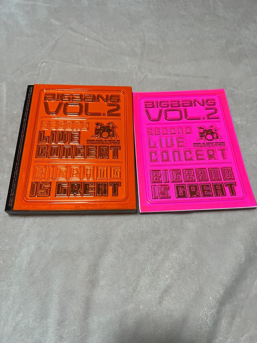 BigBang Vol. 2 Live Concert BigBang is Great with Postcard BigBang Vol. 2 Live Concert BigBang is Great with Postcard