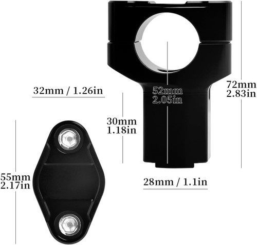 Handlebar Risers For EC 250/MC 250/MC 250F/EX 250F 2021-2024 EX 250 2022-2024 - Picture 4 of 13