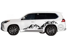 Graphics Mountain Forest Car Sticker Kit For Lexus LX570 GX400 Side Door Decals