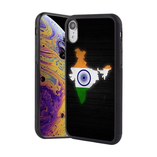 For iPhone X XS 11 12 13 14 15 Pro Max Indian Flag Map Artwork Cover - Picture 12 of 240