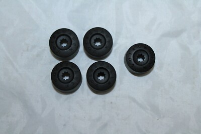 Original VW Skoda 5x Radschraubenkappen schwarz 1K0601173 9B9 Set=5Stück