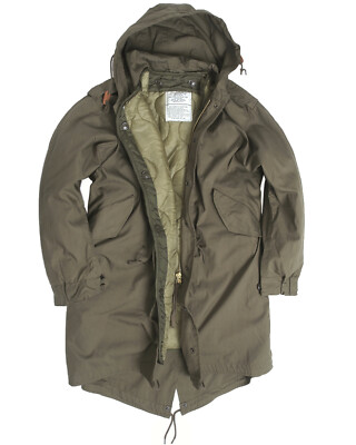 Mil-Tec US Army Olive Drab M51 Fishtail Winter Shell Hooded Mil-Tec US Army Olive Drab M51 Fishtail Winter Shell Hooded
