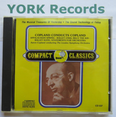COPLAND - Appalachian Spring / Billy The Kid COPLAND London SO - Ex CD Bescol