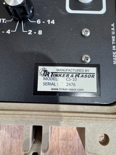 Tinker & Rasor CS-10 Portable Current Supply 10A Output Battery Removed Made US - Picture 5 of 12