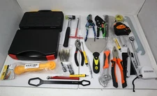 Bulk Lot 40+ Hand Tools Gage Block Set Metric SAE Bits Tape Measure 10+ lbs