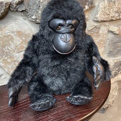 Vintage 24K Polar Puff Gorilla Plush Black 16” Stuffed Animal | eBay