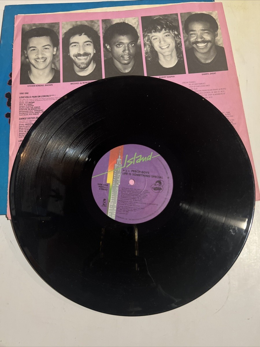 NYC Peech Boys Life Is Something Special Island Records 90094 LP