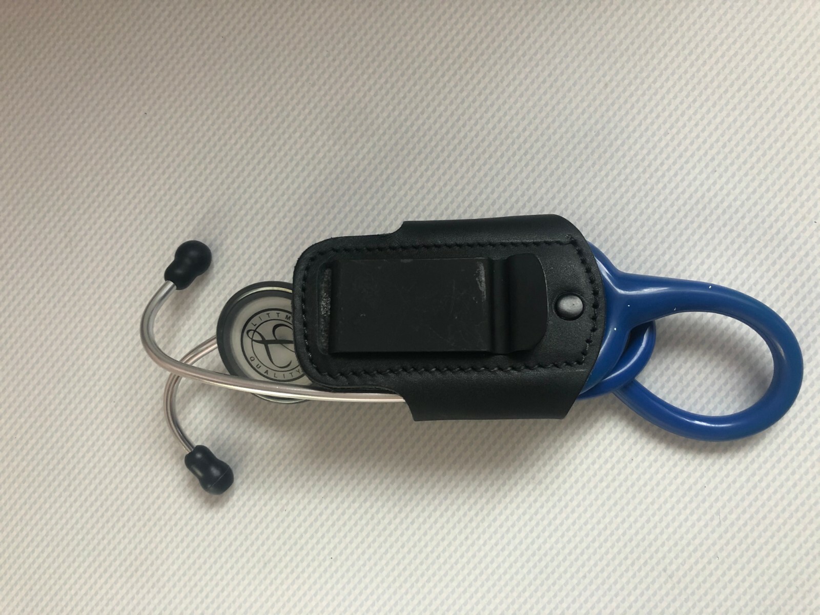 Leather Batclip Stethoscope Holder Belt Pouch Ambulance Paramedic Doctor Nurse eBay