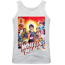 Jacki Chan, Wheels On Meals, Kung Fu Vest Top , Regular Fit, White