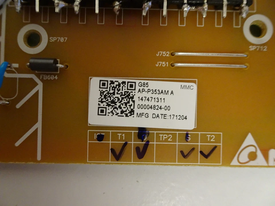 Placa de fuente de alimentación Sony XBR-75X900F G85 (AP-P353AM) 1-474-713-11  Foto 2 de 2