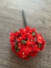 Hydrangea Polyester Flowers on Wire Stems Crafts Decor 12 bunches = 144 stems