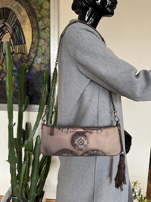 Prada Milano RE-Edition 2004 Baguette Nylon/Leder Bag Schultertasche mit Kette