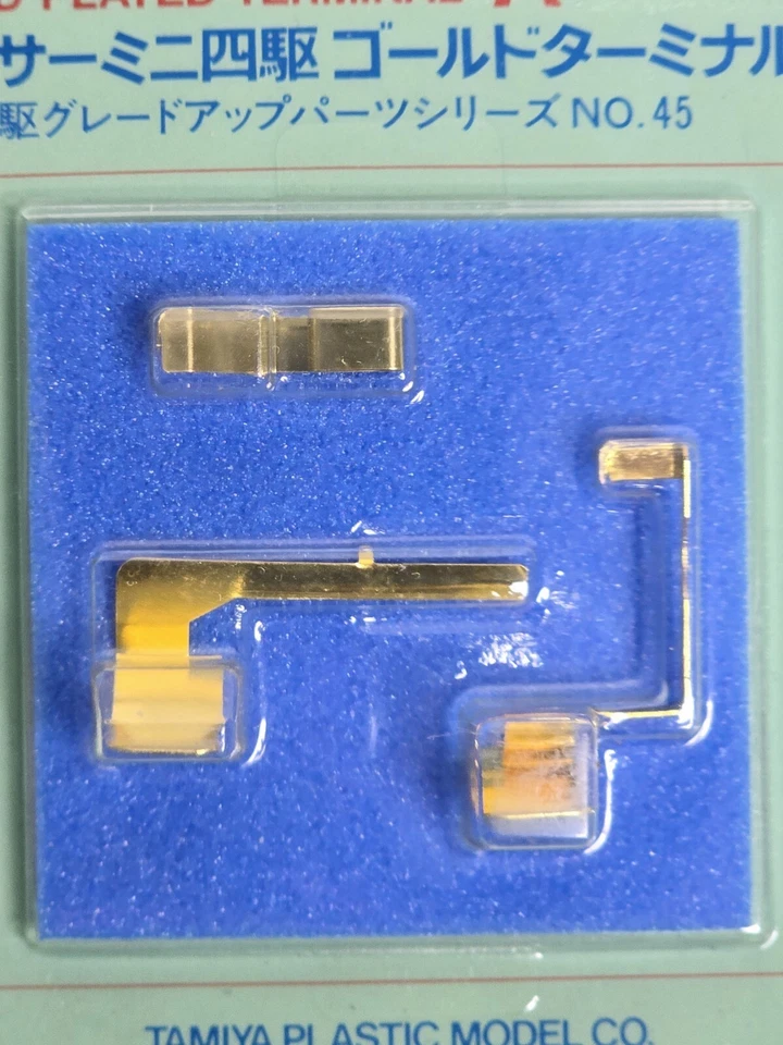VTG Tamiya 4WD Mini Racer Tune-Up Parts Gold Plated Terminal A 1980s Sealed NOS - Image 3 of 4