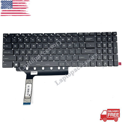 Keyboard W/RGB Backlit For MSI GE76 Raider 10UG 10UH 11UG 11UH 11UE MS-17K3 GP76