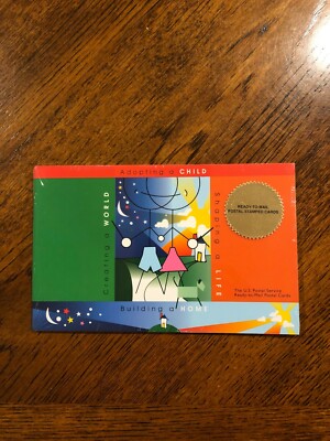 UX315 Adopt A Child Postcards Unopened USPS Packaging CV$15