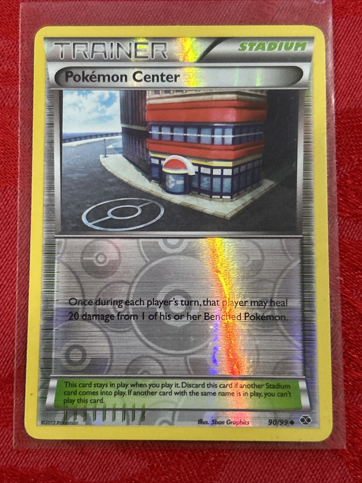 Pokemon --- POKEMON CENTER --- B/W Next Destinies!! REVERSE HOLO! 90/99