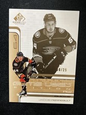 22-23 UD SP Game Used Hockey Retro Rookie R-20 Jacob Perreault /25