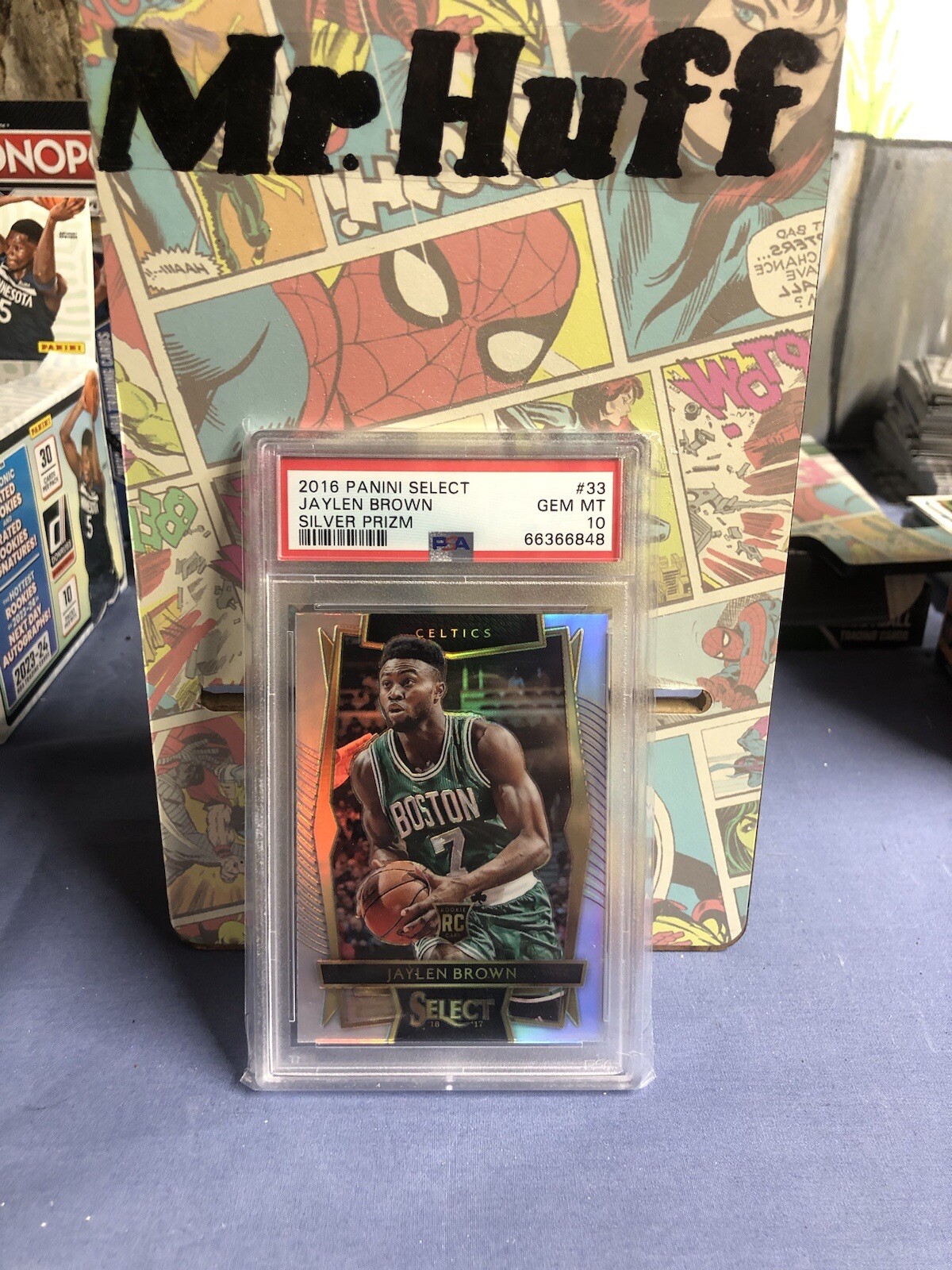 2016 Panini Select Jaylen Brown Silver Prizm #33 Rookie RC PSA 10