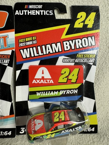 Chase Elliott Hooters 1:64 Scale Diecast And William Byron Gordon 2022 wave 03 - Foto 3 di 5