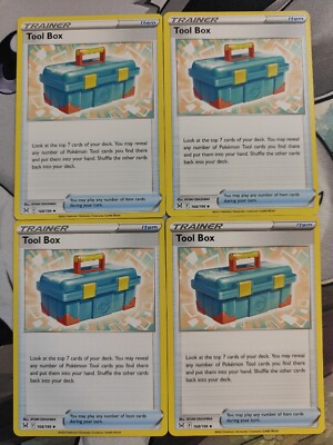 4x 2022 Lost Origin Pokemon Card Tool Box 168/196 | eBay Australia