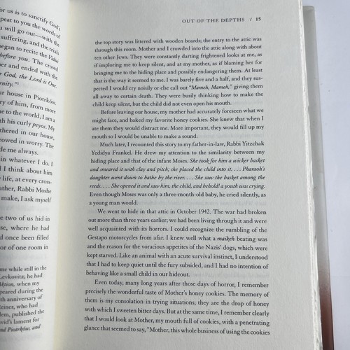 Out of the Depths by Rabbi Israel Meir Lau 2011 Child Of Buchenwald Sterling Pub - Picture 8 of 8