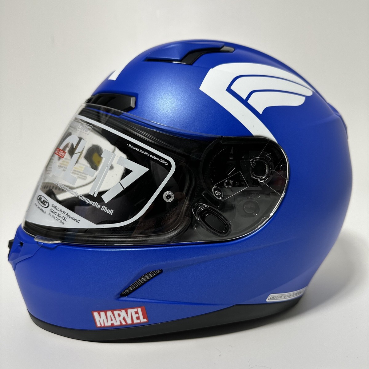 HJC CL 17 Captain America MC2F Full Face Motorcycle Helmet HJC CL 17 Captain America MC2F Full Face Motorcycle Helmet