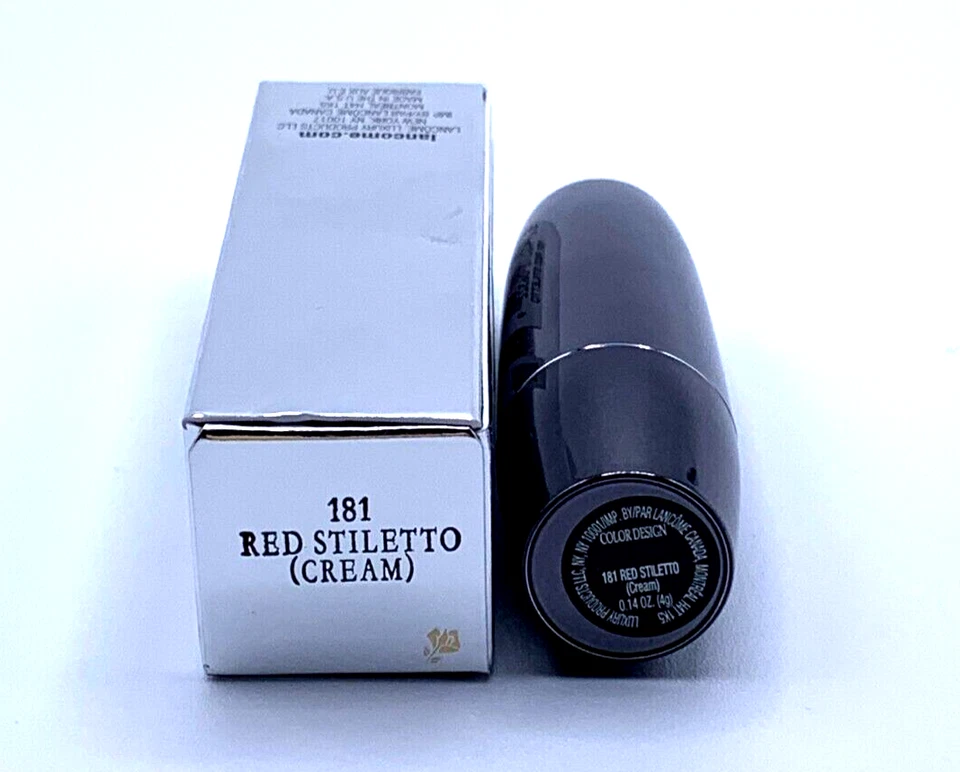 LANCOME Diseño de Color Efectos Sensacionales Color de Labios Sujeción Suave ~ 181 Stiletto Rojo Foto 2 de 3