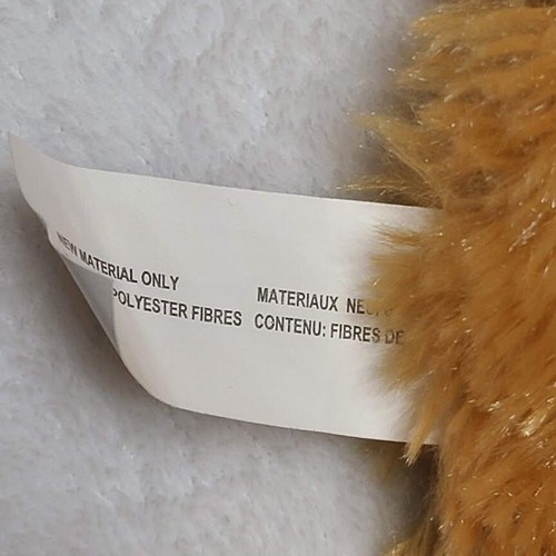 Fuzzy Friends Small Plush Teddy Bear Tan Orange Light Brown 8" - Picture 5 of 5