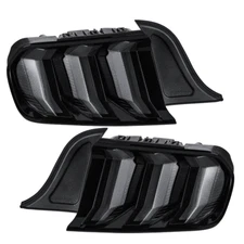 For 2015-2023 Ford Mustang Tail Lights Smoke Lens LED Sequential Turn Lamps L+R