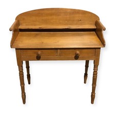 Handsome Antique Pine Washstand / Desk