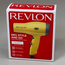 REVLON Super Lightweight and Compact 1875W Ionic Hair Dryer Yellow RV477