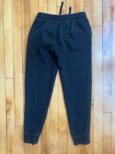 Girls Puma Sweatpants Black with Rainbow Logo Large Active Wear Bottoms Joggers - Picture 4 of 4