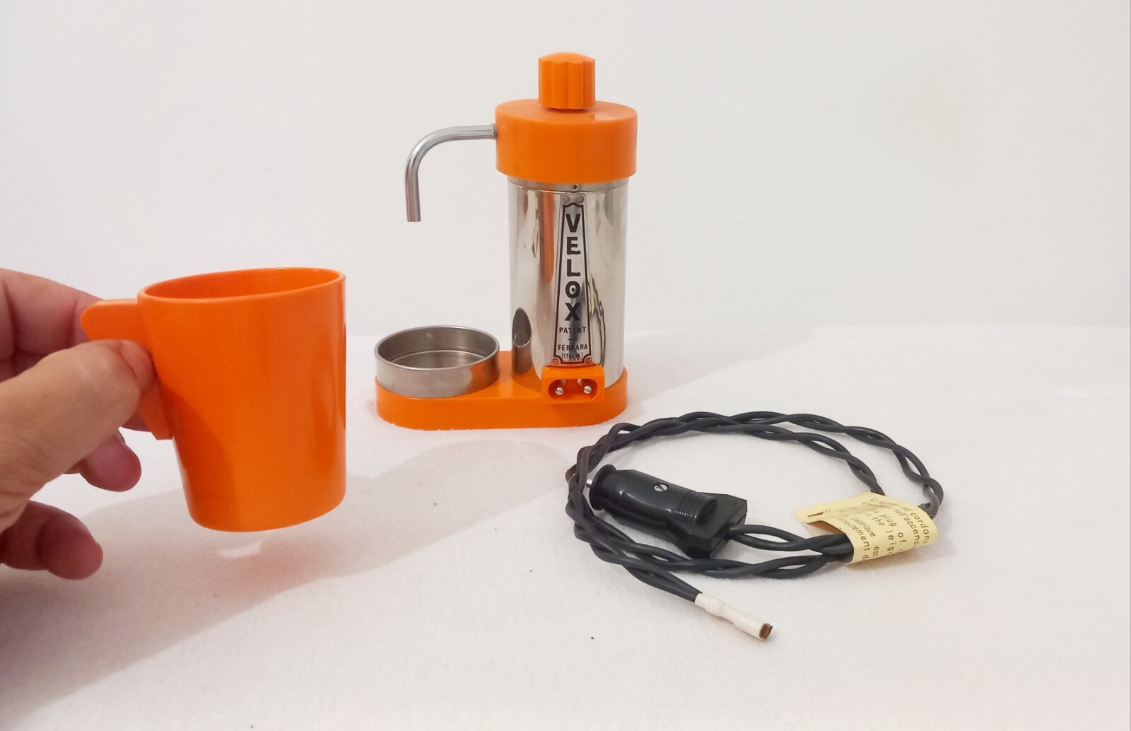 Macchina Per Il Caffè Velox Autobar Anni 70 12 Volt Per Auto D'epoca foto 3