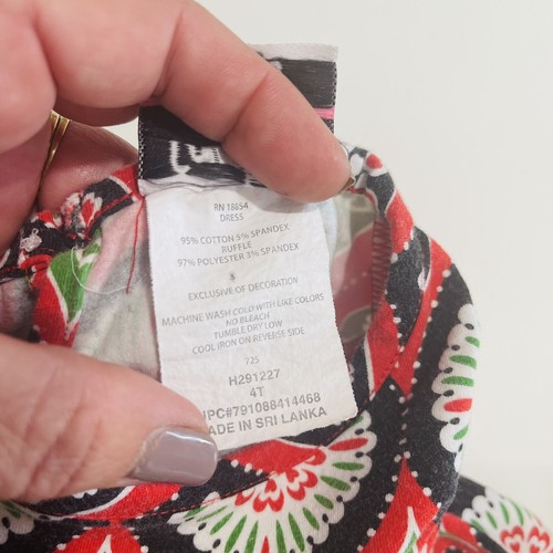 Counting Daisies girls 4T Christmas Tunic EUC - Picture 7 of 7
