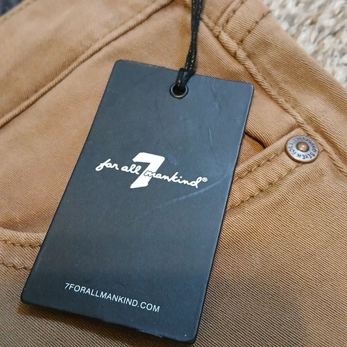 7 For All Mankind Slim Fit Khaki Pants Boys Size 14 (NWT) - Picture 4 of 6