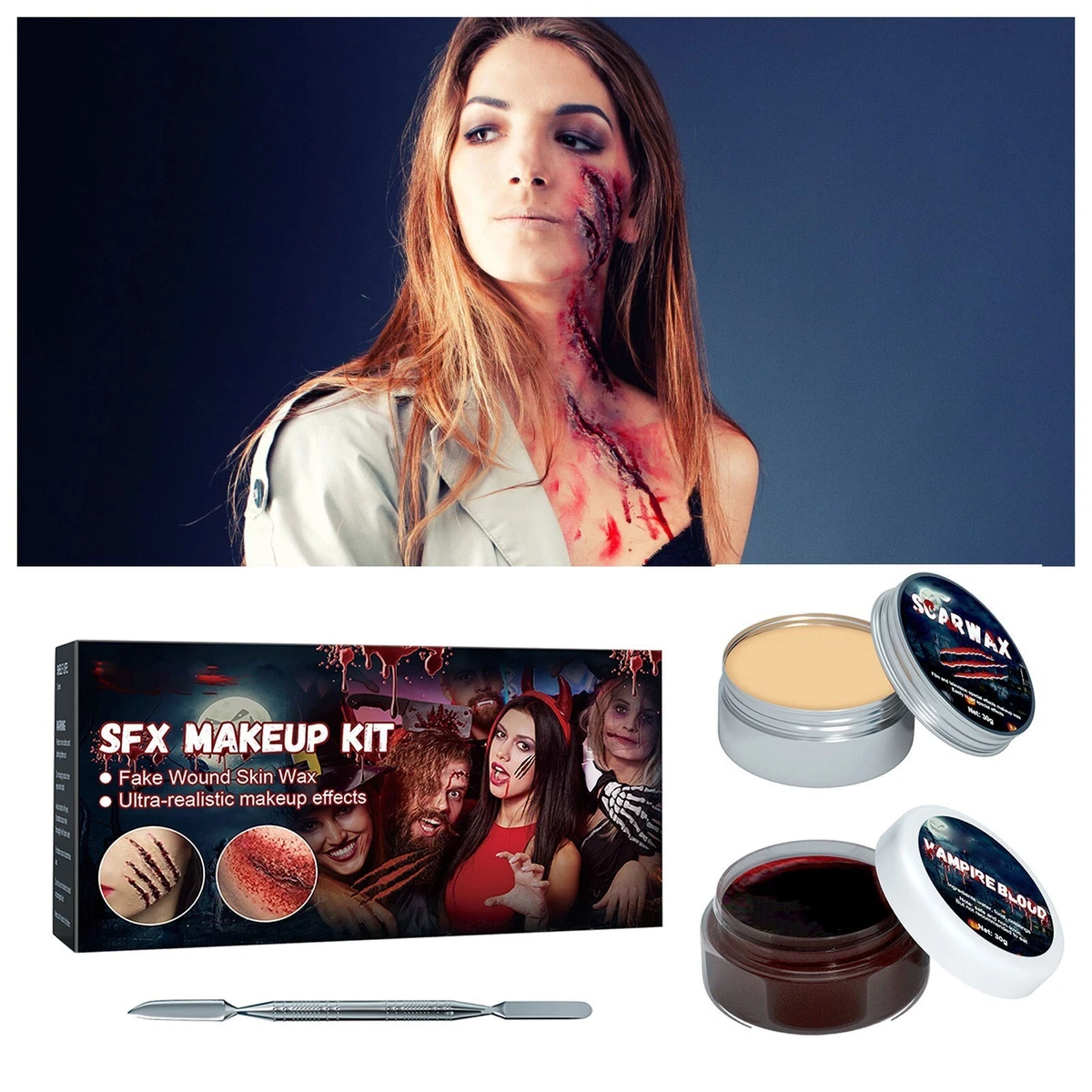 Skin Wax Blood Plasma Makeup Kit Party Favors for Kids 8 12 Goodie