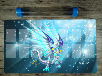 Ygomat Card Zones Galaxy Eyes Photon Dragon Trading Card Game Playmat Free Tube