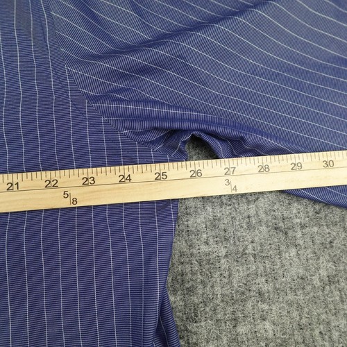 UNTUCKit Shirt Mens Extra Large Blue Pin Stripe Wrinkle Free Relaxed Fit Casual - Picture 7 of 9