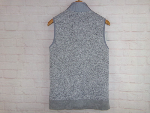 Crown and Ivy Boys size XL Gray Knit Zip Up Sweater Vest - Picture 5 of 6