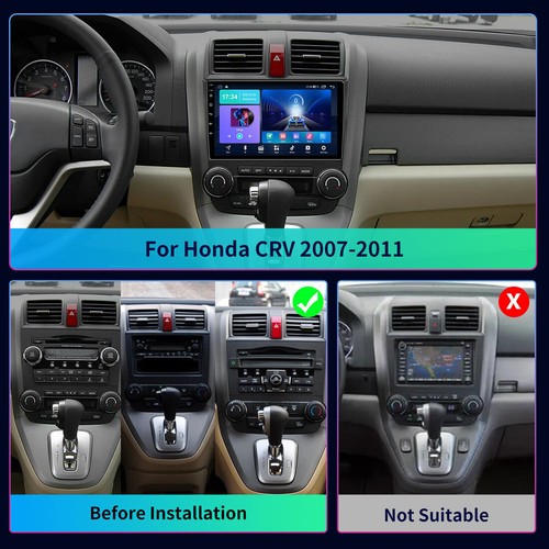 For 2007-2011 Honda CRV 2+32GB Android 13 Carplay Car Stereo Radio GPS Navi FM - Picture 3 of 13